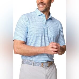 Johnnie-O OMalley Printed Jersey Performance Golf Polo - BNWT
